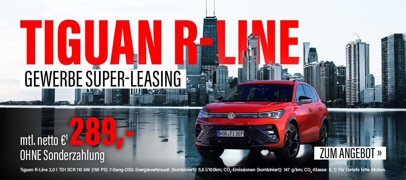 Tiguan R-Line Business Leasing