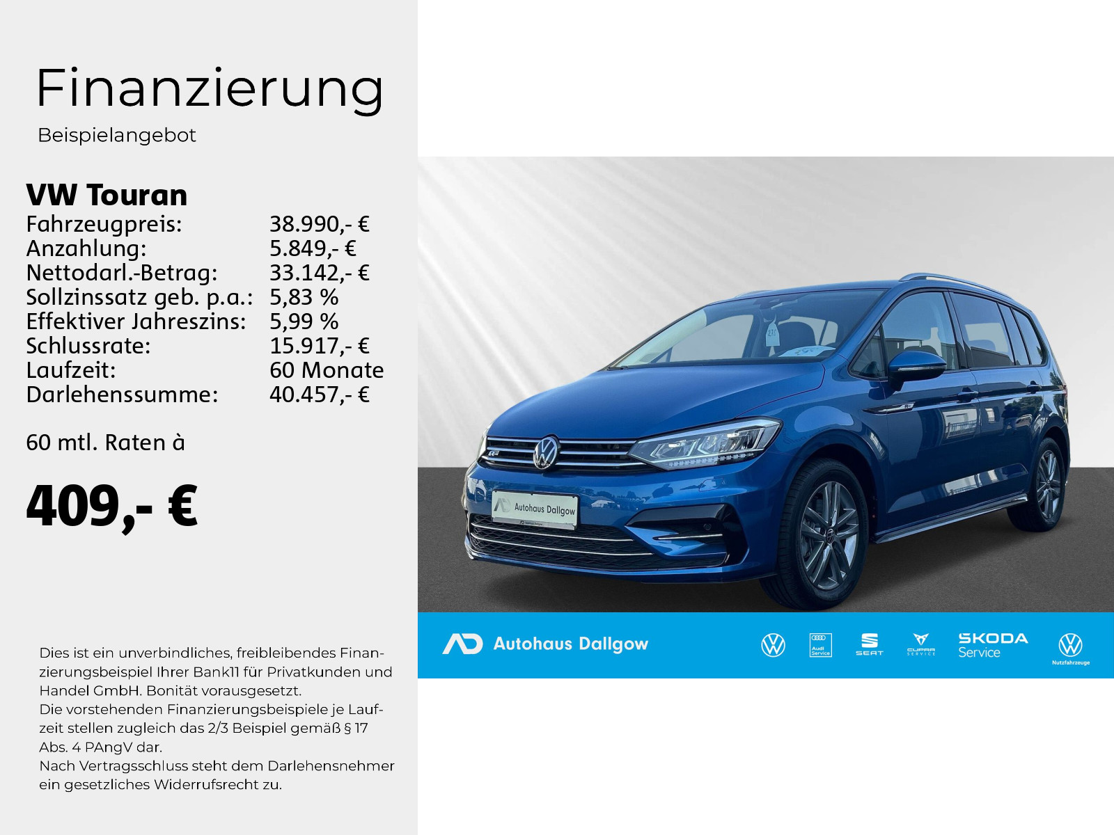 Touran 2.0 TDI DSG 