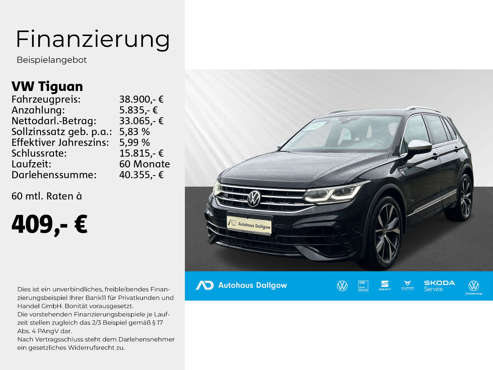 Tiguan R 2.0 TSI DSG 360 Kamera GRA APP DIGI-COCKPIT