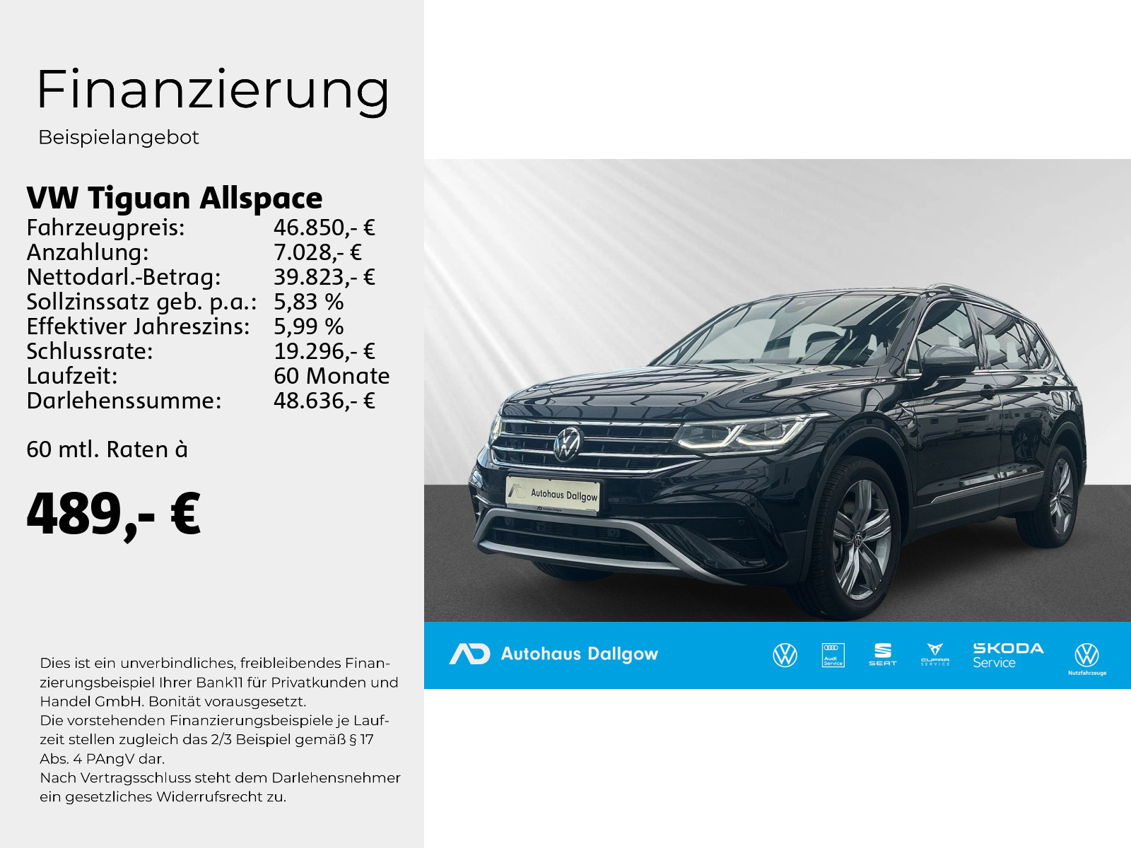 Tiguan Allspace 2.0 TDI DSG 