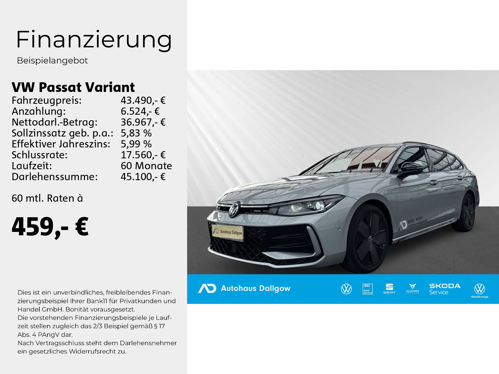 Neues Modell - Passat Variant R-Line 2,0 l TDI