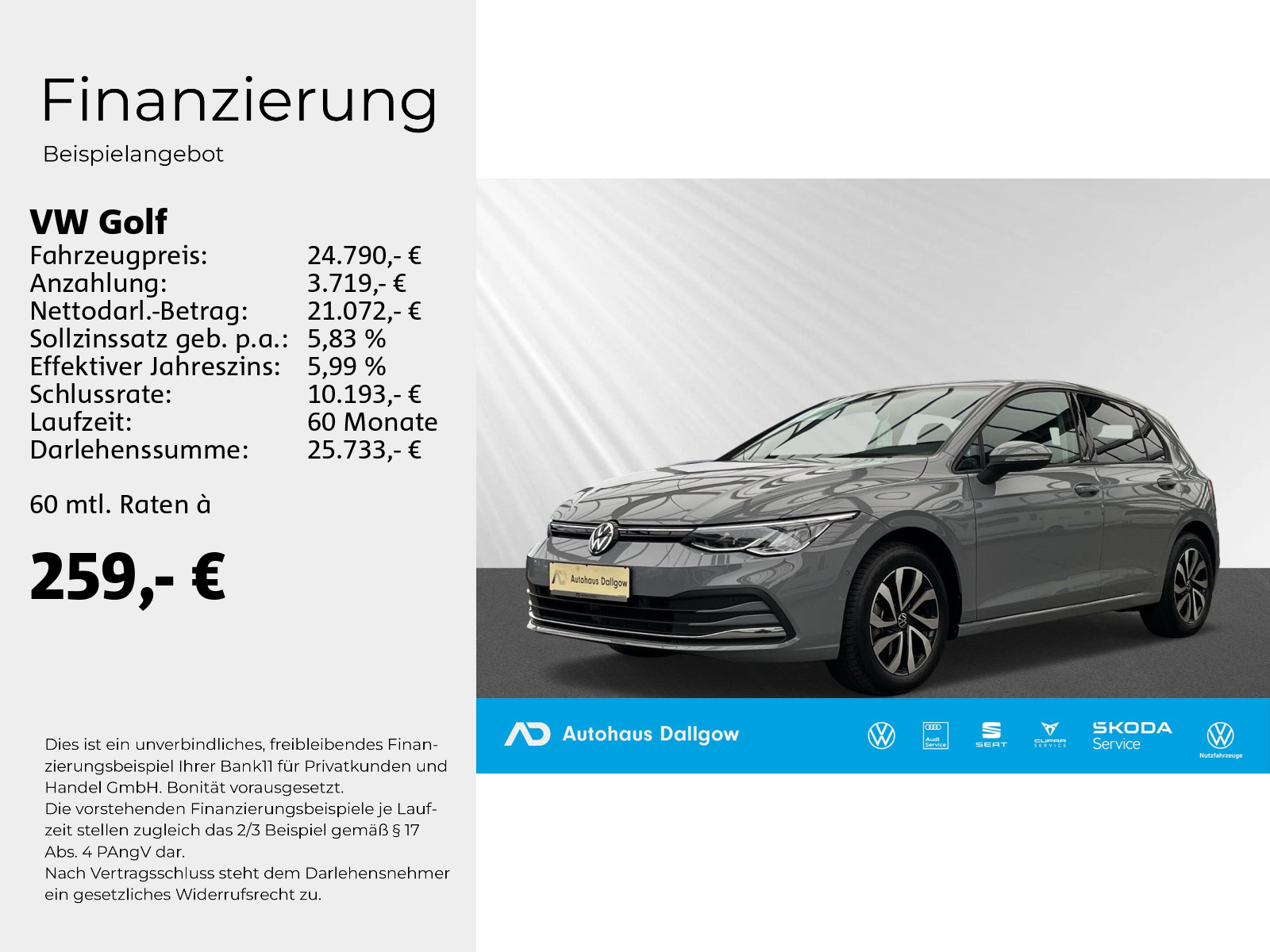 Golf 1.0 TSI DSG 