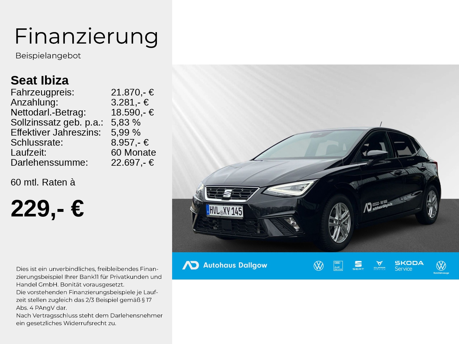 Ibiza FR 1.0 TSI DSG ACC KLIMA PDC LED