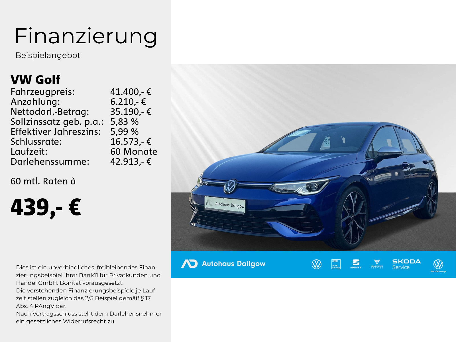 Golf R 2.0 TSI DSG 4 Motion LED NAVI PDC RFK