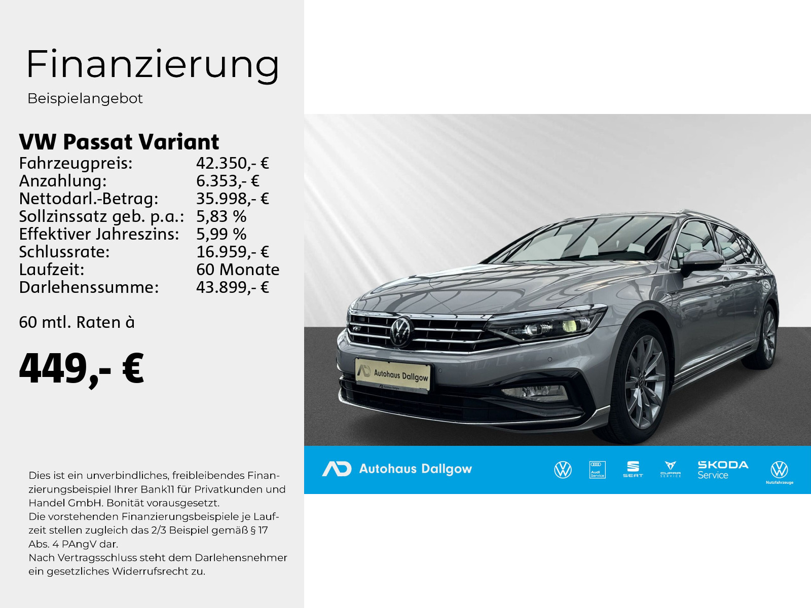 Passat Variant Elegance R-Line Sportpaket / Navi