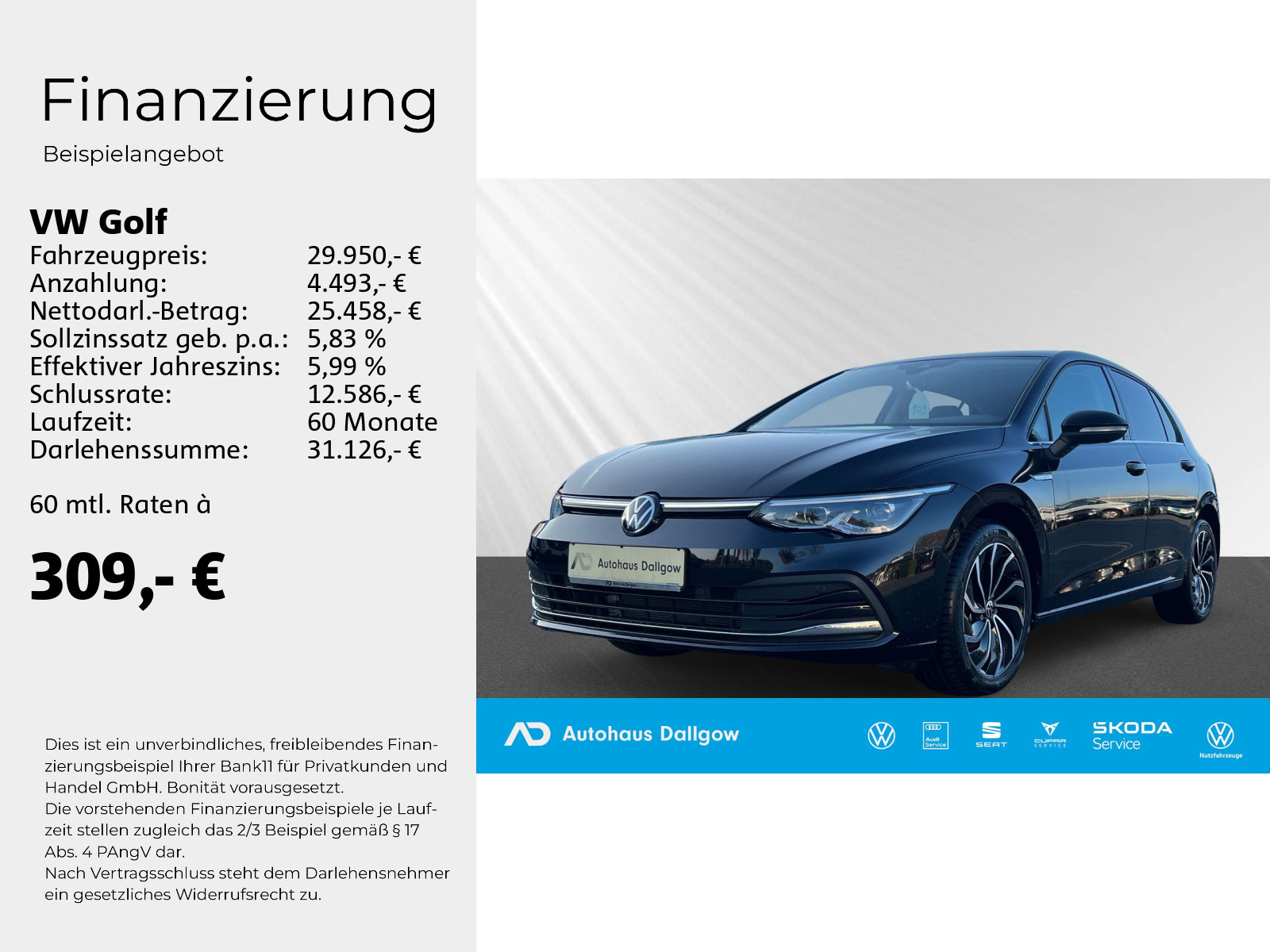 Golf 1.5 TSI DSG 