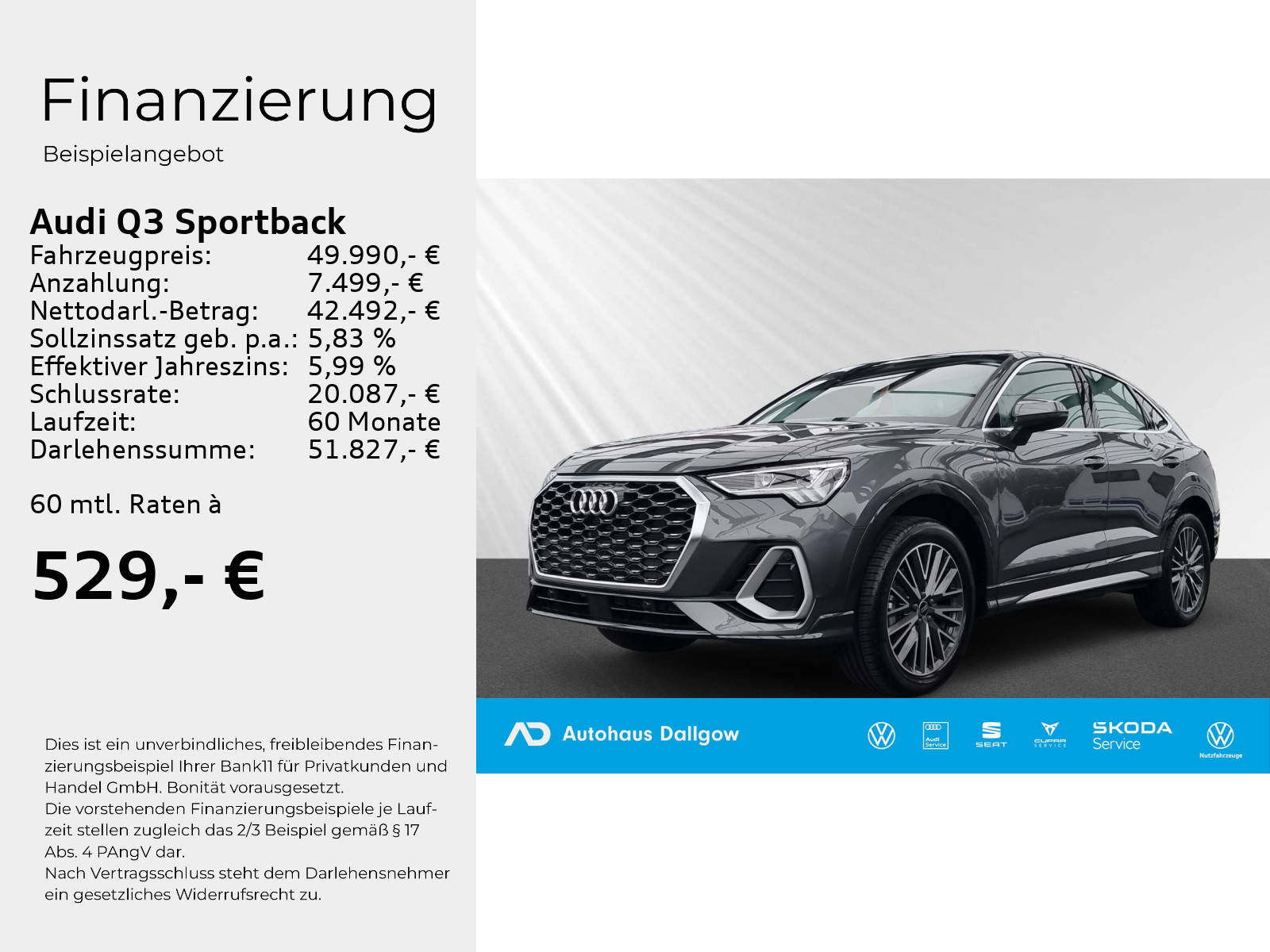 Q3 Sportback S line 35 TDI 110(150) kW(PS) S tronic