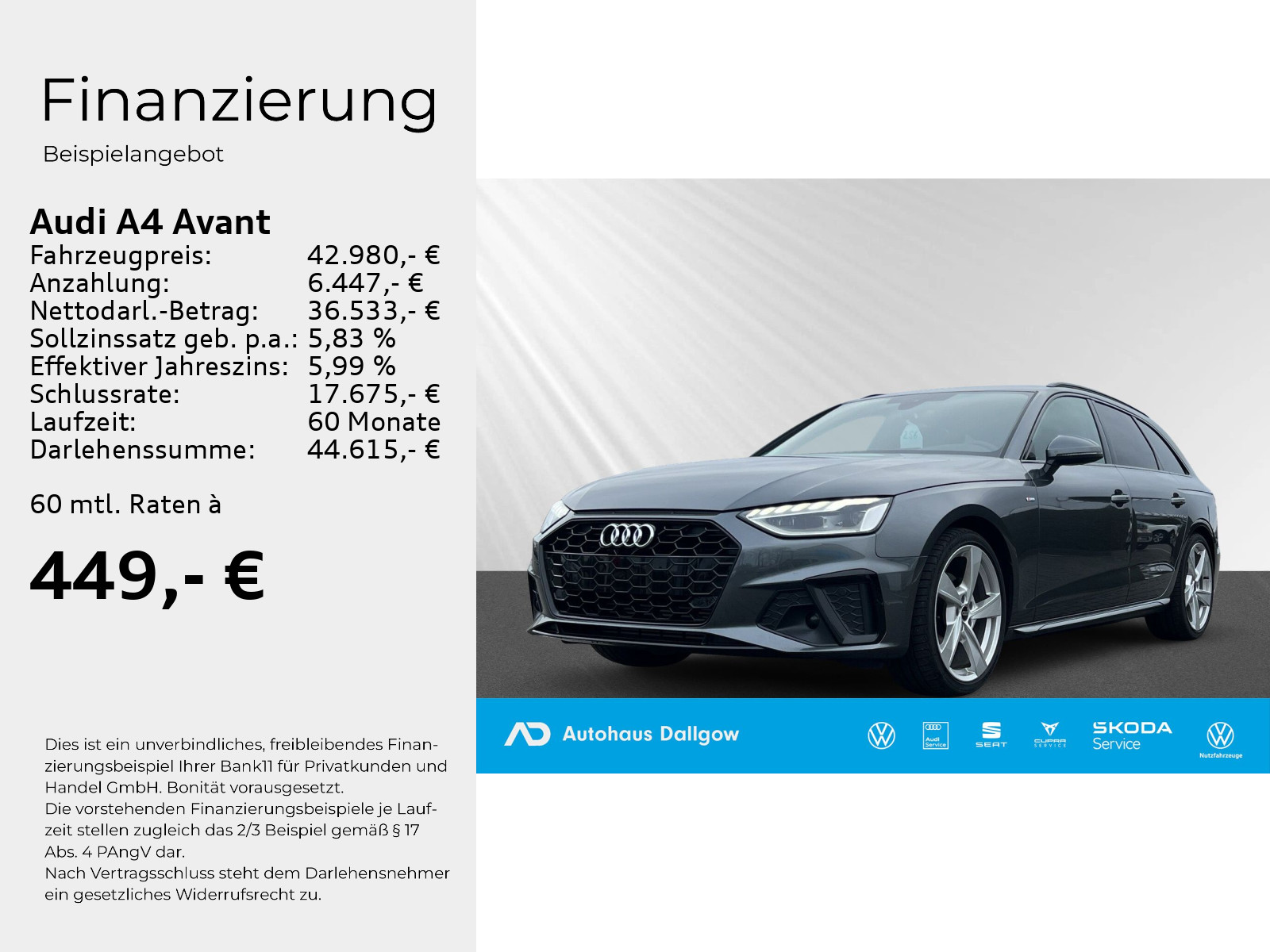 A4 Avant S line 35 TFSI 110(150) kW(PS) S tronic